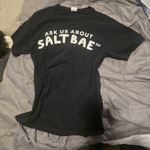 Black 'Ask Us About Salt Bae' T-Shirt
